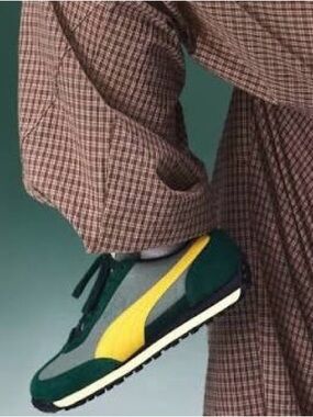 Puma Easy Rider Weathered Green Moon Sunny Yellow Men’s Size 12